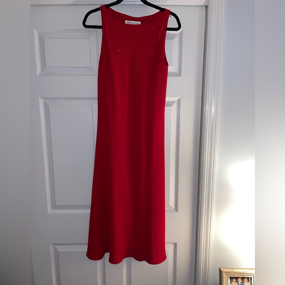 ⭐️4/$20⭐️ Jones New York Red Sleeveless Dress